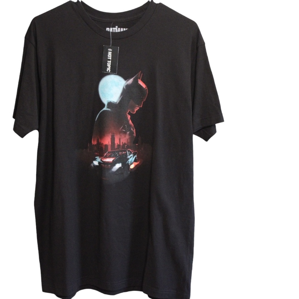 DC Comics Batman Bat Mobile T Shirt Black Large